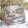 Hunkydory Duo Design Bloc de papier Motif Pays des merveilles d'hiver et flocons fantaisie