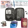 CampTeck U6750 Small Portefeuille Passeport Faraday Signal Blocage RFID Organiseur de Voyage pour Documents, Billets D’Avion, Ar