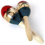 iGadgitz Xtra U7130 Paire de Maracas Bois d'Orme Peint