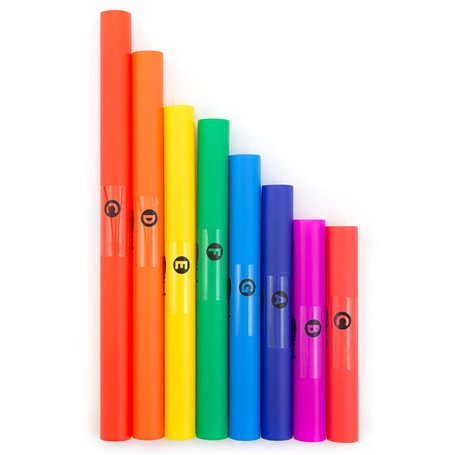 Mad About MT-D-8 Ensemble de Tubes Percussifs Accordés en Gamme Diatonique de Do Majeur - 8 Notes & Ensemble Chromatique de Boom