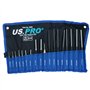 Jeu de chasse-goupilles parallèles/dot punch/pointeau automatique 18pc US PRO À131