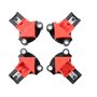 TOPWAY Serre Joint d'angle 4 Pièces 60/90/120 Degrés Pinces à Angle Droit Presses d'angles pour le Travail du Bois, le Perçage e