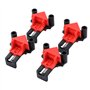 TOPWAY Serre Joint d'angle 4 Pièces 60/90/120 Degrés Pinces à Angle Droit Presses d'angles pour le Travail du Bois, le Perçage e