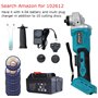 Meuleuse d'Angle sans Fil Brushless 21V KATSU FIT-BAT, 115mm 125mm avec Moteur sans Balais pour Couper Polir le Meulage, 3 Vites