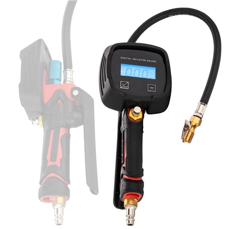 ORAZIO 4 en 1 Manometre Pression Pneu Gonfleur Pneu Numérique 230 PSI avec Écran LCD