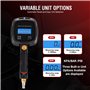 ORAZIO 4 en 1 Manometre Pression Pneu Gonfleur Pneu Numérique 230 PSI avec Écran LCD, Accessoire Compresseur à Air Outil de Pneu