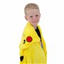 Character World Couverture Polaire à Capuche Officielle Pokémon | Couvre-lit Super Doux et Chaud, Motif sourires avec tête de Pi