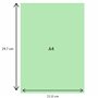 vert clair - 160 g/m² 40 feuilles - Carton de couleur - Pour la confection