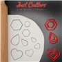 Custom Cutters Lot de 3 emporte-pièces en forme de colombe (1,5 cm, 2 cm, 3 cm) – Emballage recyclable