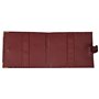 Acclaim Porte-cartes de score pliable en cuir synthétique avec fermeture à bouton-pression 12,5 cm x 10 cm (bordeaux)