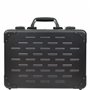 A1 FASHION GOODS Attache Case Mallette classique en aluminium avec double serrure TSA Noir, noir, Contemporain