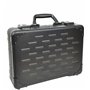 A1 FASHION GOODS Attache Case Mallette classique en aluminium avec double serrure TSA Noir, noir, Contemporain