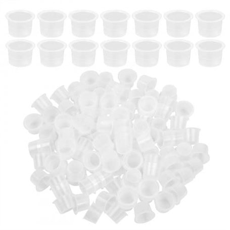 Dokeno Lot de 100 Gobelets Jetables pour Encre de Tatouage