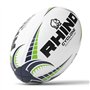 Rhino Cyclone Ballon de Rugby Blanc Taille 3