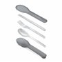 Black+Blum Ménagère gigognes | Ensemble de 3 couverts de voyage compacts en acier inoxydable (couteau, fourchette et cuillère) p