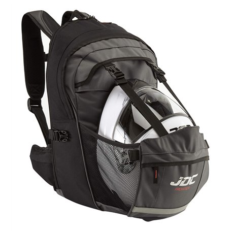 JDC Sac à Dos Moto étanche 24 L avec Espace pour Le Casque