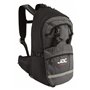 JDC Sac à Dos Moto étanche 24 L avec Espace pour Le Casque, Extensible à 36 L – Frontier
