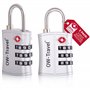 OW-Travel Cadenas TSA pour Valise. Cadenas Code 3 Chiffres ABS Antivol pour Bagages Casier Rangement Tente Camping.Bagages Combi