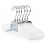 Hangerworld Lot de 12 Cintres en Bois Blanc pour Bébés - 25 cm