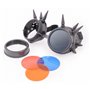 Lunettes de soudage style steampunk âge victorien – Pour gothique et cosplay – Avec piques et verres teintés Morefaz™ protection