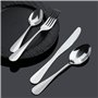 Bon Baguette Set de 24 couverts de table - Ménagère en acier inoxydable