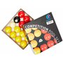 Ensemble de boules de billard unisexes de 2 pouces Billiard Pro (rouge et jaune)