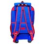 Avengers Sac à dos à roulettes pour enfants - Sac de voyage à roulettes avec poignée de tirage, 2 roues, poches latérales en mai
