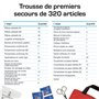 Active Era Trousse de Premiers Secours 320 Pièces – Kit De Survie Complet avec 2 Packs de Froid Instantané, Couverture de Survie
