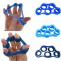 Boolavard Lot de 3 bandes de résistance pour les doigts - Extenseur de main - Pour exercices de guitare et d'escalade - Pour art