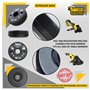 1 x SabreCut GRNSCA 46mm M14 Meuleuse d'angle en phosphate noir robuste à changement rapide Écrou de bride de retenue de verrou
