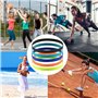 AvoDovA Bandeaux de Sport Enfant, 5 Pcs Bandes de Sport Élastiques Antidérapantes, Bandeau Cheveux Fin pour Garçon Fille, Serre 