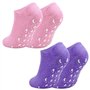 Jinlaili 2 Paires Chaussettes Gel Hydratant