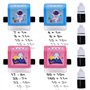 Natuce Lot de 4 Tampon d'apprentissage Mathématiques