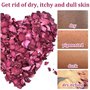200g Pétales de Rose Véritables, Naturel Pétales de Roses pour Bain des Pieds Spa, Séchées Pétale Rouge de Fleur Confettis pour 