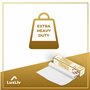 LuxLiv® Rouleau de papier sulfurisé blanc 300 mm (30 cm) x 164 ft (50 m) pour la cuisson, accessoires pour pain au levain, roule