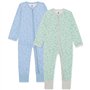 Bramble & Bear (Lot de 2 Combinaisons de Nuit garçon et Fille - Coton Biologique