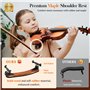 CAHAYA Ensemble Violon en Bois Massif: Violon 4/4 Fait Main avec Finition Mate, Table en Épicéa et Fond en Érable, Convient aux 