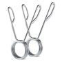 Paire de clips à ressort 50 mm colliers de serrage à ressort pour haltères arrêter poids disques fermoirs guidon