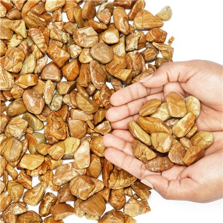 BELLE VOUS Gravier pour Aquarium Naturel Décoratif Marron - 3