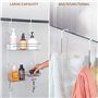 BELLE VOUS Support de Douche Suspendu en Acier Inoxydable - Etagere Porte Savon Antirouille a Suspendre - Panier Rangement Salle