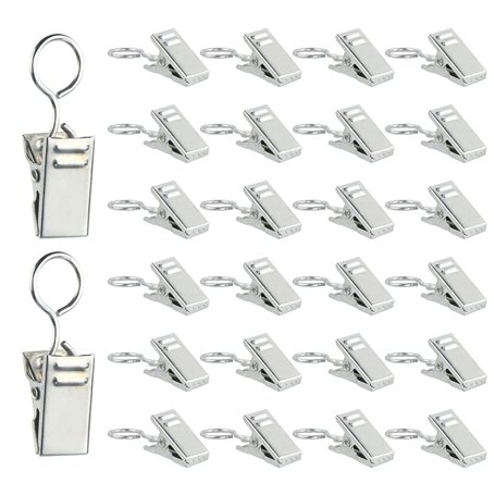 Chstarina 50 Pièces Pince Attache Rideau