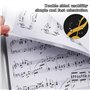 Dossier De Musique A4 Dossier De Rangement Pour Partition De Musique, Classeur Partition Extensible 4 Pages, Chemises Pour Parti
