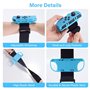 JoyHood 2 Pack Bandes de Poignet pour le Jeu de Danse 2022 2021 2020 2019 & Zumba Burn It Up pour Switch/Switch OLED Joy-Con, Sa