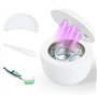 Nettoyeur Ultrasons 45kHz Nettoyeur Ultrason Appareil avec Lampe UV Nettoyeur Bijoux Ultrasonique Bac a Ultrasonic Cleaner Pour