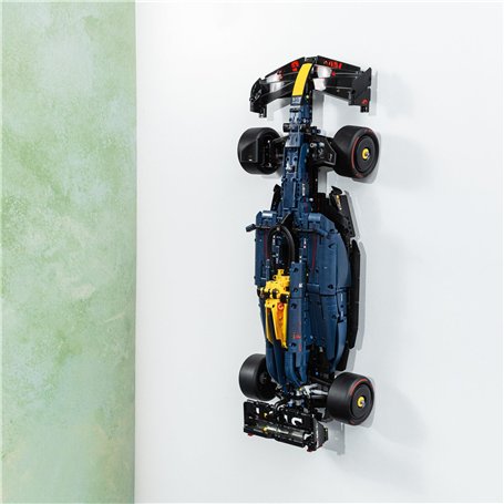 Brickify Support mural compatible avec Lego Technic Red Bull RB20 42206 – Affichez en toute sécurité votre voiture – Ensemble Le