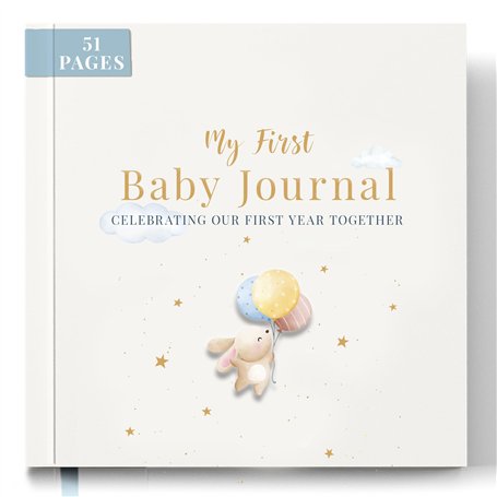 Tiny Trees® Livre de souvenirs pour bébé – My First Year Diary – 51 pages – Cadeau pour fête prénatale – Journal des parents pou