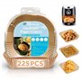 ONE Emporium Doublures pour Friteuse à Air – Feuilles de Cuisson Réutilisables et Antiadhésives
