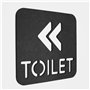 Panneau de direction WC