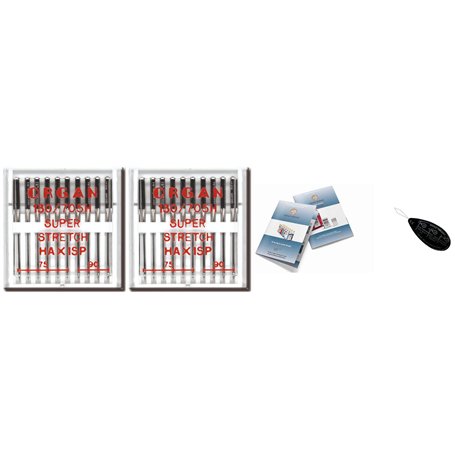 Organ Aiguilles pour machine à coudre domestique – Super extensibles (HA x 1SP)