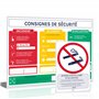Affichage obligatoire 2025 consignes de sécurité incendie (A4)